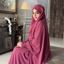 2PCS Eid Djellaba Khimar