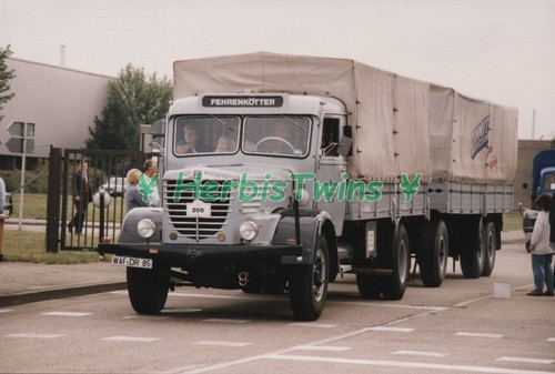 Original photo truck - truck, büssing