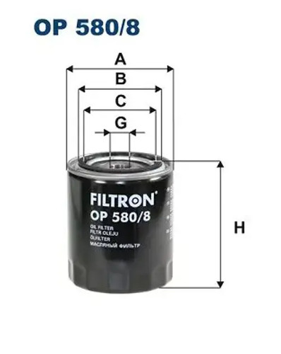 Oil filter spin - filter, op