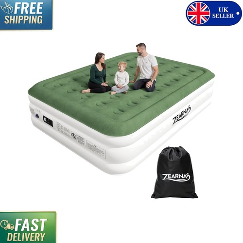 Ergonomic double air bed with - ergonomic,