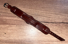 10mm brown leather handmade