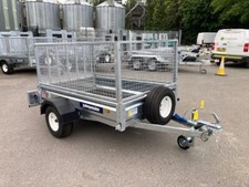 New Indespension SE7064R Single Axle Trailer with Mesh Sides