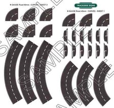 Curved road layout gauge - curved,