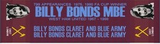 Billy Bonds Commemorative