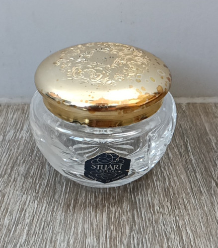 Stuart crystal vanity jar - stuart,