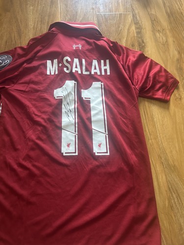 Salah signed liverpool ucl - liverpool,
