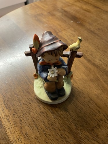Goebel hummel boy sitting a - hummel,