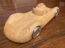 Vintage Wooden Jaguar D-Type 