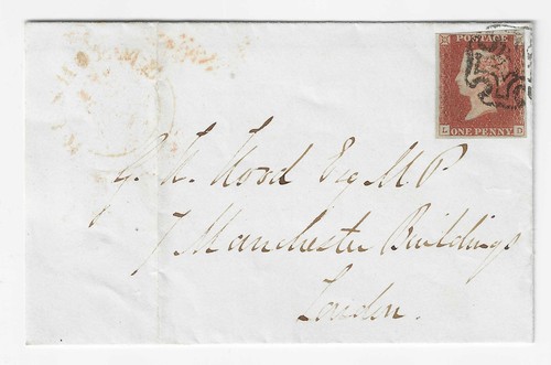 Sg8 penny red 21 stamp - gb,