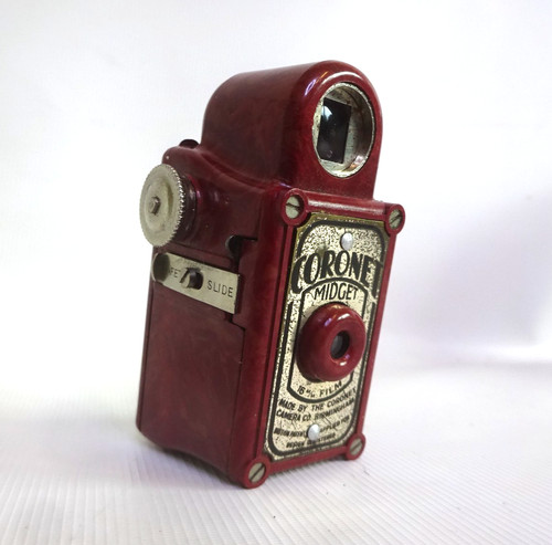 Mottled red bakelite - red,