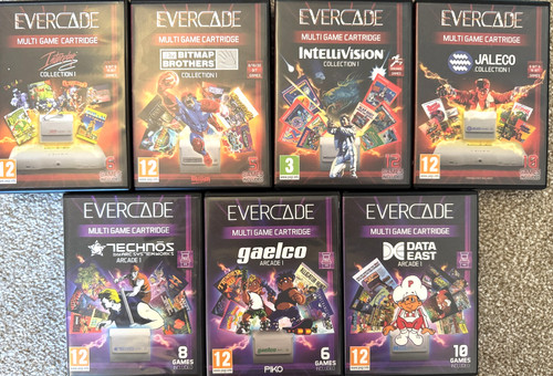 Evercade cartridge bundle - 7, x