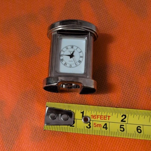 Vintage quartz miniature clock - quartz,