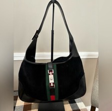 Gucci black leather Jackie