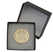 BOXED POLISHED BRASS THREE