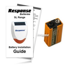 Response Alarm SLP PIR Detector Replacement Response Alarm Battery KIT RRP £3.99