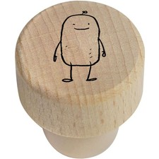19mm 'Doodle Character' Wooden