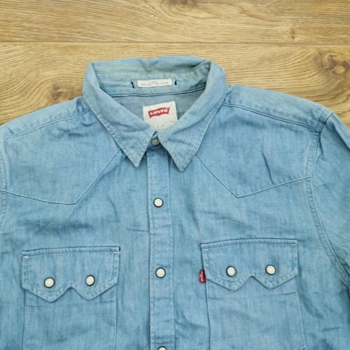 Levi shirt mens blue - shirt, denim