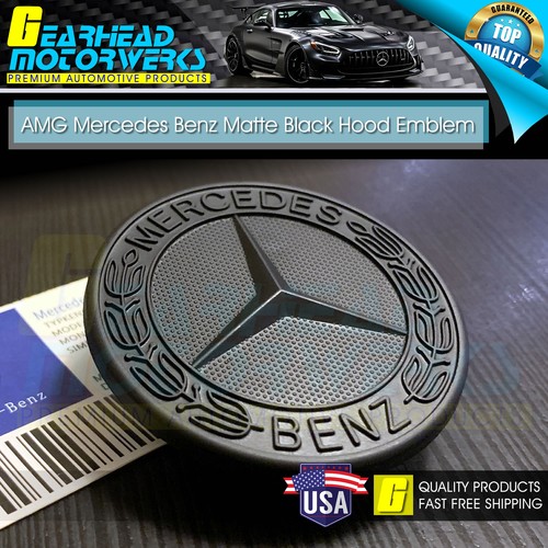 Front amg hood emblem - front, matte