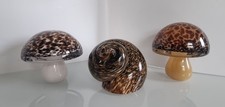 Wedgewood Glass Mushrooms &