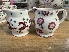 Emma Bridgewater Christmas Mini Jug Decorations Set Of 2