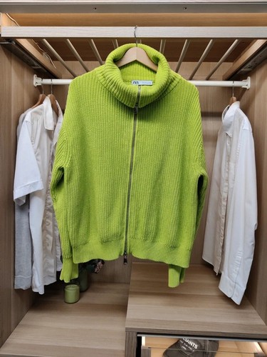 Zara lime green small - , zip