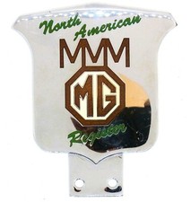 Vintage North American MG MMM Register Car Badge Auto Emblem Insignia No.1996