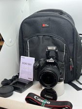 Canon EOS 500D DSLR 18-55mm III 3xZoom Lens 32GB card 1629 Shots Backpack MINTY