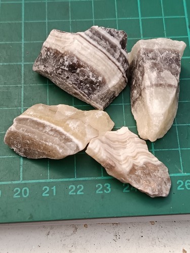 Zebra calcite crystals natural - calcite,