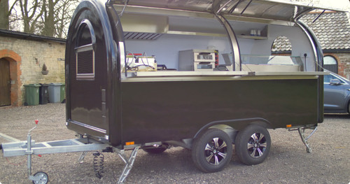 Metre food trailer brand - food,