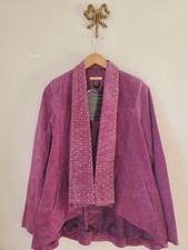 IMAN Genuine Suede Leather