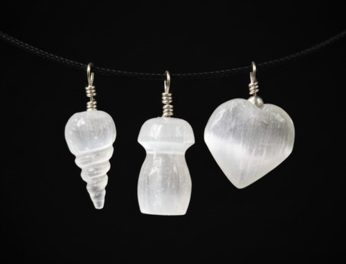 Natural selenite crystal - natural,