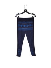 We Norwegians Navy Blue Women's Knit Leggings Large Baselayer Outdoor Ski