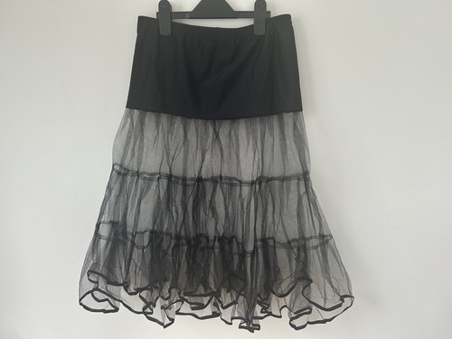 Black net petticoat with - net,