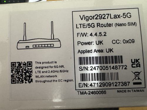Draytek vigor2927lax lte - draytek,