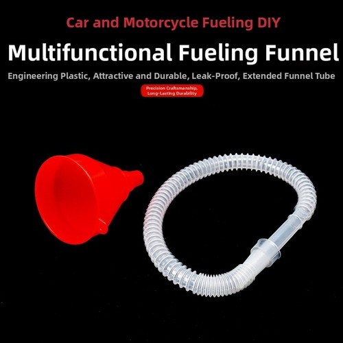 Plastic fuel funnel with - funnel,