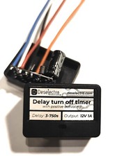 Car DRL led delay turn off timer switch 3 to 750s 12V 1A box positive activating