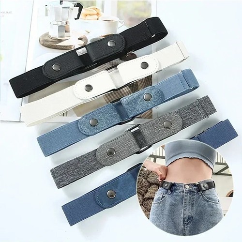 Buckle ladies elastic belt - buckle,
