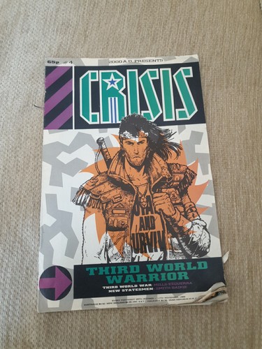Crisis 2000ad rare vintage - crisis,