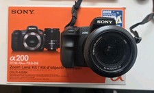 Sony Alpha A200 DSLR 10.2MP wuth 18-70 Lens  - Good Condition - TESTED
