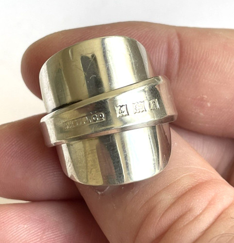 925 sterling silver - silver, ring