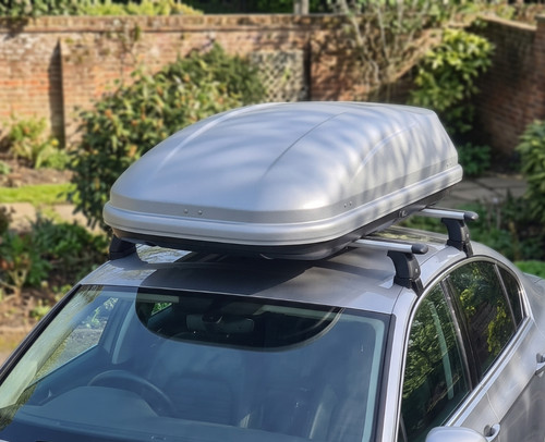 Large 470l roof box grey - 470l,