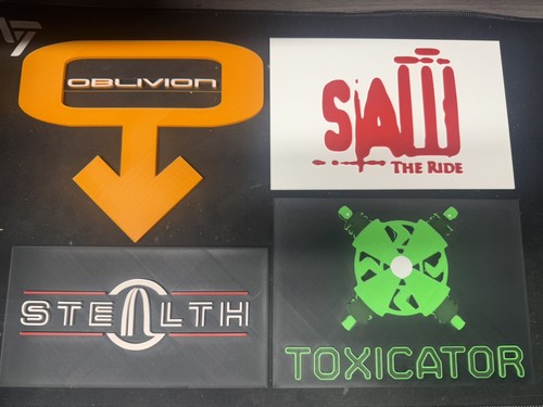 Theme park logos - logos, 25cm