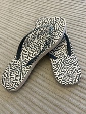 Pair Of Patterned Flip Flops, Size 5 Brand New.  Primark