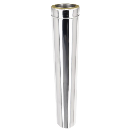 Twin wall flue - twin, 1000mm