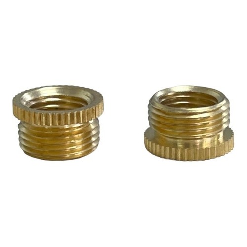 Brass lamp holder - brass, 1/2"