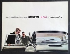 AUSTIN A110 Westminster Sales Brochure c1964  2223/E Mk II Saloon & Super Deluxe
