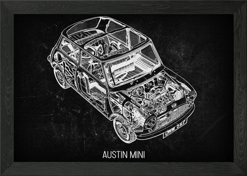 Austin mini framed - austin,