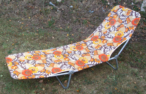 Vintage sun lounger 1970s - vintage,