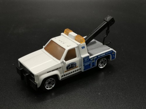 Matchbox gmc wrecker white - matchbox,