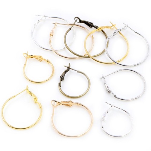 Sizes leverback earrings - 3,